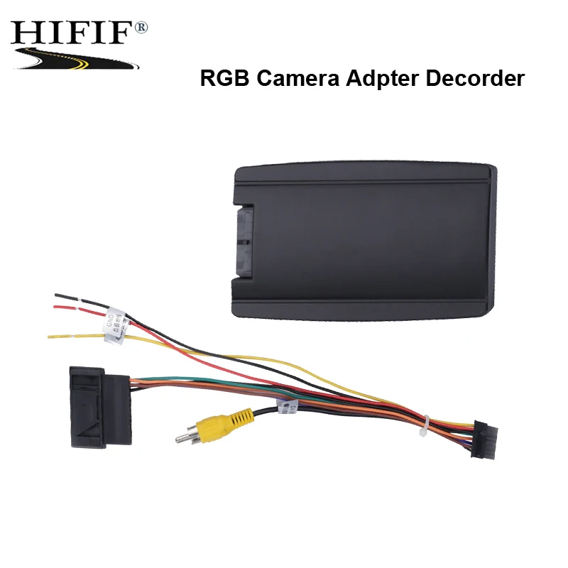 

RGB Camera Adpter Decorder to AV CVBS Signal Converter Box for OEM Factory Rearview Backup Camera for VW/Volkswagen