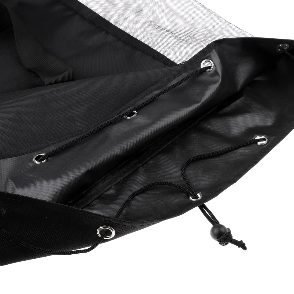 Canvas Lightweight Premium Drawstring Football Soccer Balls Adjustable Shoulder Backpack Bag for 15 Balls