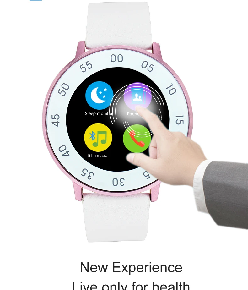 

Fashion Brand Women Watches Bluetooth Smartwatch Touch Screen Camera Alarm Ladies Casual Dress Wristwatch Clock Relogio Feminino