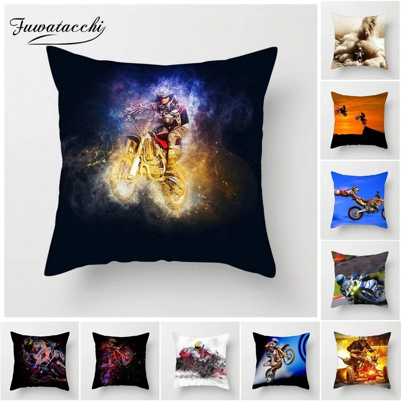 

Fuwatacchi Hockey Player Pillow Cover NFC Cushion Cover for Decoration Home Sofa Bedroom Square Linen Decorative Pillowcase