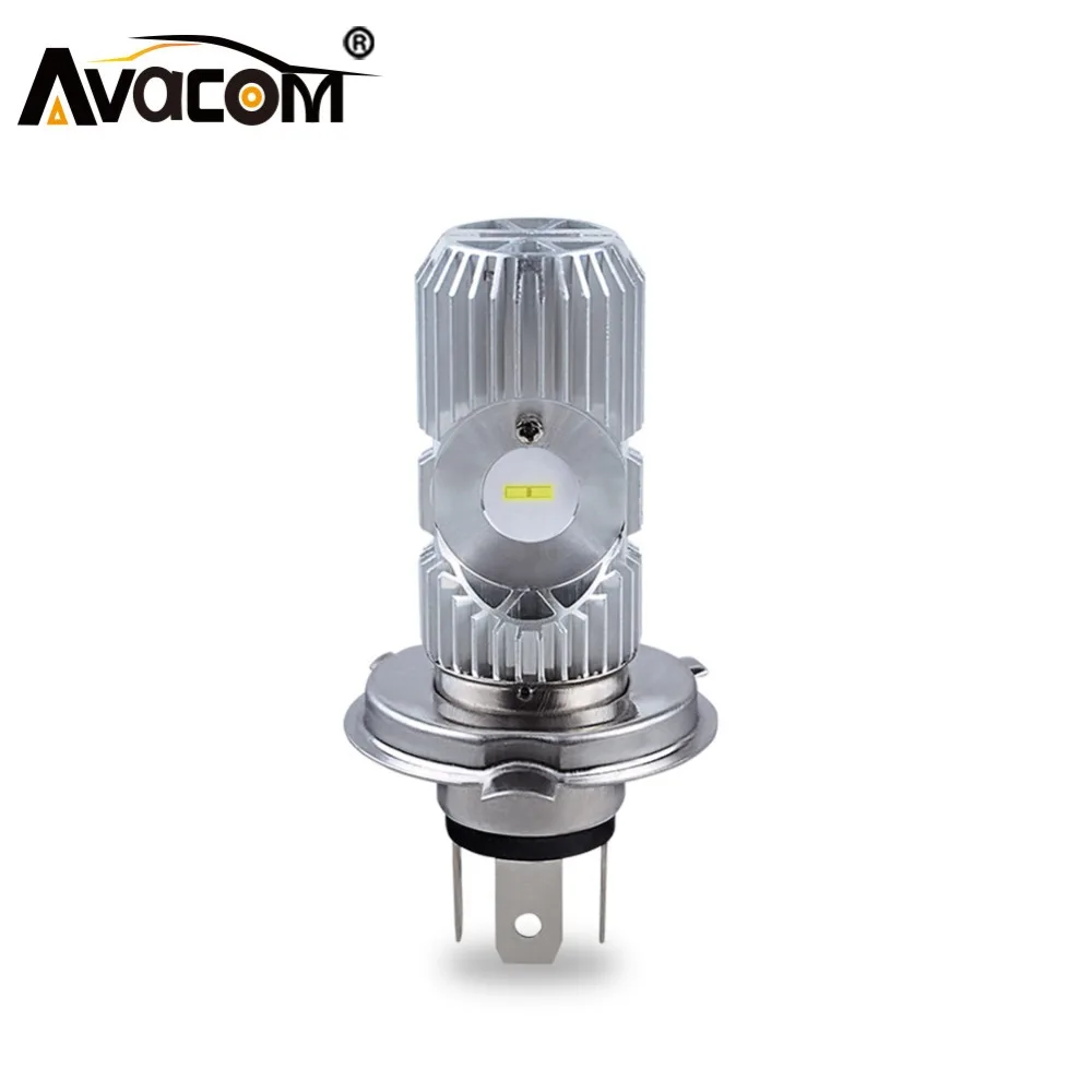 

Avacom 1PCS LED HS1 H4 Motorcycle Headlight CSP 6500K 2400Lm 12V LED H4 BA20D Headlamp For Motorbike Scooter Phare Moto