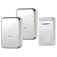 Best Price Wireless Doorbell Self-Powered No Battery Waterproof 150M Range Door Bell Push Button Door Chime For Old People(Us Plug) #8 Best Price Wireless Doorbell Self-Powered No Battery Waterproof 150M Range Door Bell Push Button Door Chime For Old People(Us Plug) #8