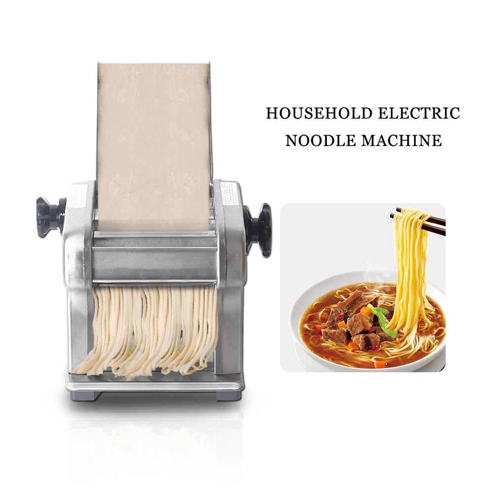 ITOP Stainless Steel 2 Blades Noodle Machine, 0.5-3mm Thickness Heavy Duty Noodle Maker,Pasta Maker Pasta Cutter Machine