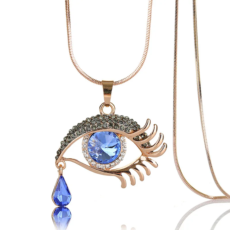 black rhinestone blue