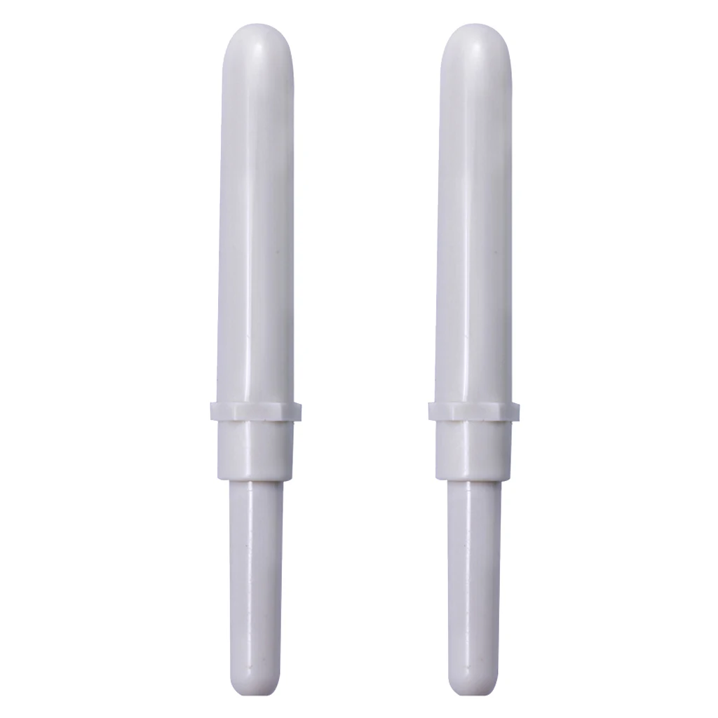 2 Pieces 8.2cm Steel White Seam Ripper Sewing Tool Stitch Thread Unpicker Hole Cutter with Plastic Cap