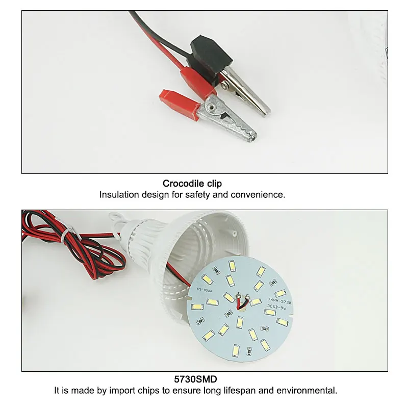 High Quality LED Bulbs 12V DC 3W 5W 7W 9W 12W LED Lamp 6000K SMD 5730 Home Camping Hunting Emergency Outdoor Light lamparas