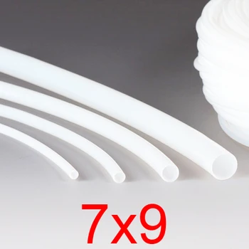 

7mm ID 9mm OD 7x9 PTFE tube tubing,polytef HOSE,white 3D printer F4 Corrosion Resistance Polytetrafluoroetylene pipe