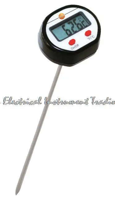 Fast arrival TESTO mini thermometer with extended penetration probe +250C digital handheld Fast arrival TESTO mini thermometer with extended penetration probe +250C digital handheld