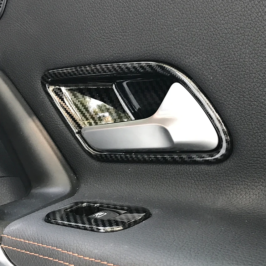 Наклейки на дверные ручки для Mercedes Benz A CLA Class W177 C118 A180 A200 A220 CLA200|Лепнина интерьера| |