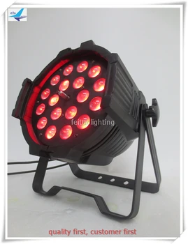 

2017 Hot selling light 10xlot zoom led par 18 x 18w par led rgbwauv 6in1 disco dj stage lighting