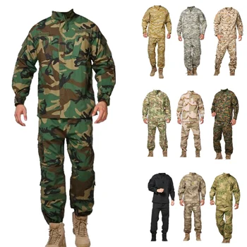 

Tactical Combat Uniform Camouflage Hunting Suit Wargame Paintball Army Clothing Set Jacket Pants