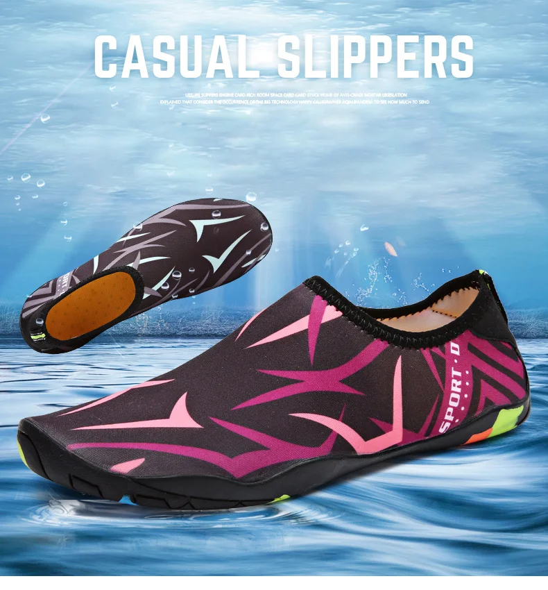 Clorts Summer Water Shoes Men Beach Sandals Upstream Aqua Shoes for Women (2)
