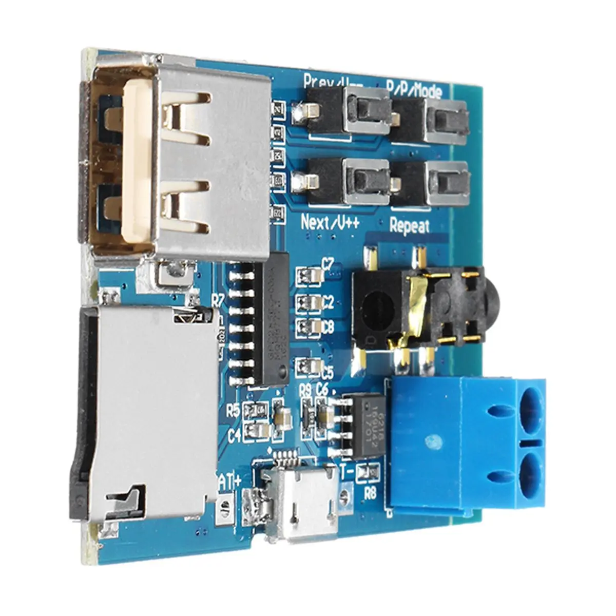 LEORY 3/5/10 шт. USB MP3 модуль без потерь с усилителем Mp3 Плата неразрушающего декодера TF