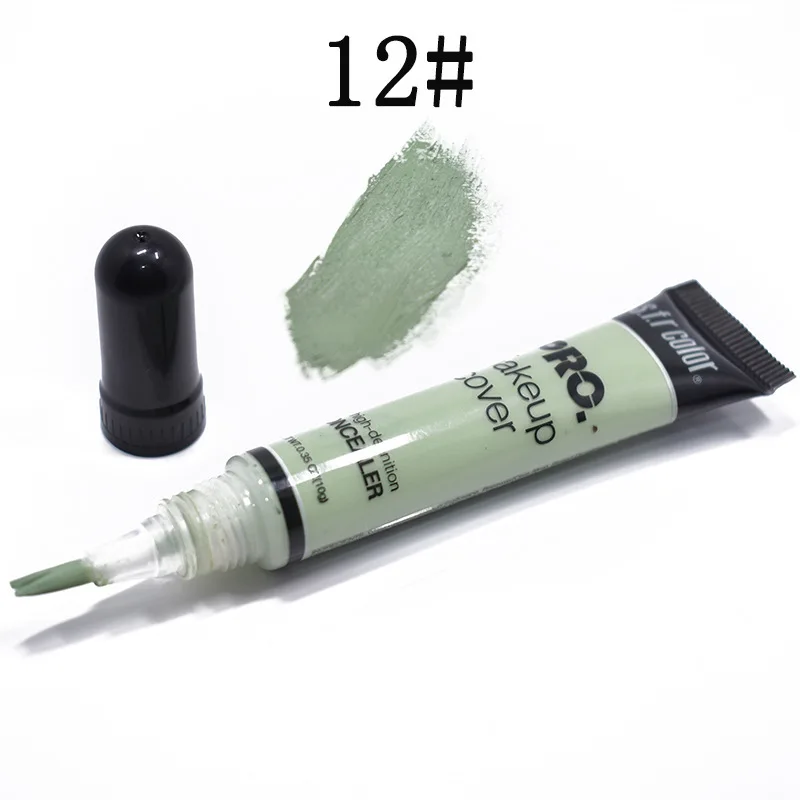 12 Colors Liquid Concealer Makeup 10g(0.35oz) Eye Dark Circles Cream Face Corrector Waterproof Liquid foundation Cosmetic