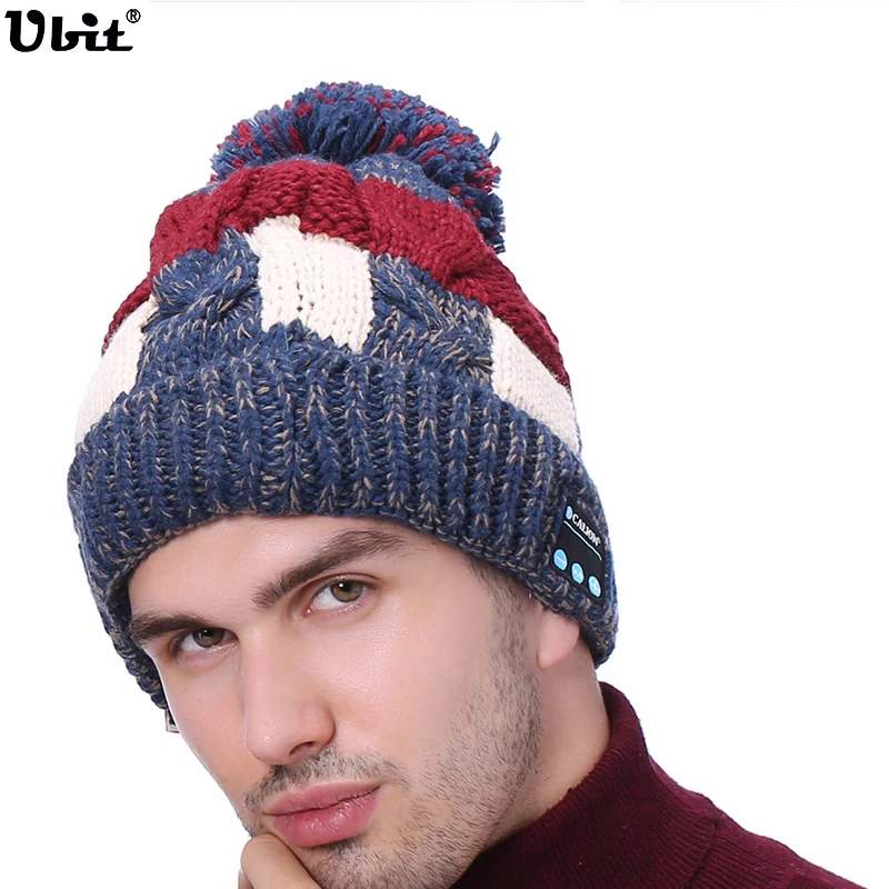 beanie hat with earphones