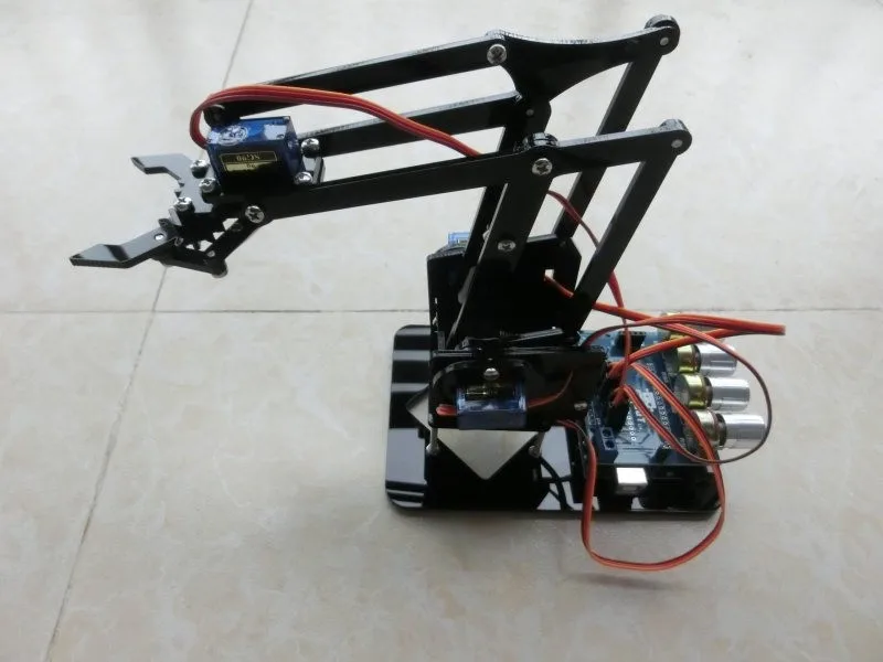 DIY акриловый робот рука робота манипулятор набор Arduino 4 DOF игрушки механический