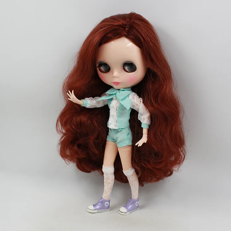 

Outfits for Blyth doll lace shirt and short pants suit for 1/6 azone BJD pullip licca