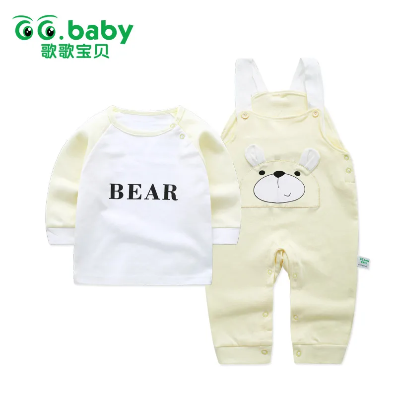 Newborn Baby Clothes Hot Baby Brand Suit Gift Fashion Outfit Long Sleeve 2017 New Autumn Infant