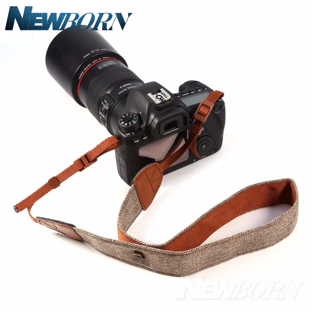 Универсальный ремень Камера плеча шеи старинный ремешок Пояс для sony Nikon Canon Olympus DSLR Камера высокого качества