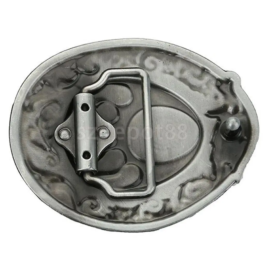 Vintage Turquoise Animal Paw Pattern Belt Buckle India Cowboy Belt Buckle fit 3.6-3.9cm Leather Belt