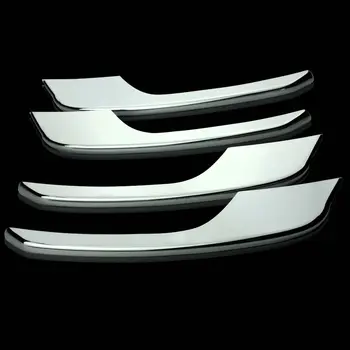 

Car Styling Exterior ABS Chrome Front Foglight Strips Head Fog Light Cover Trims Moulding 4Pcs For Audi Q5 2013 - 2017
