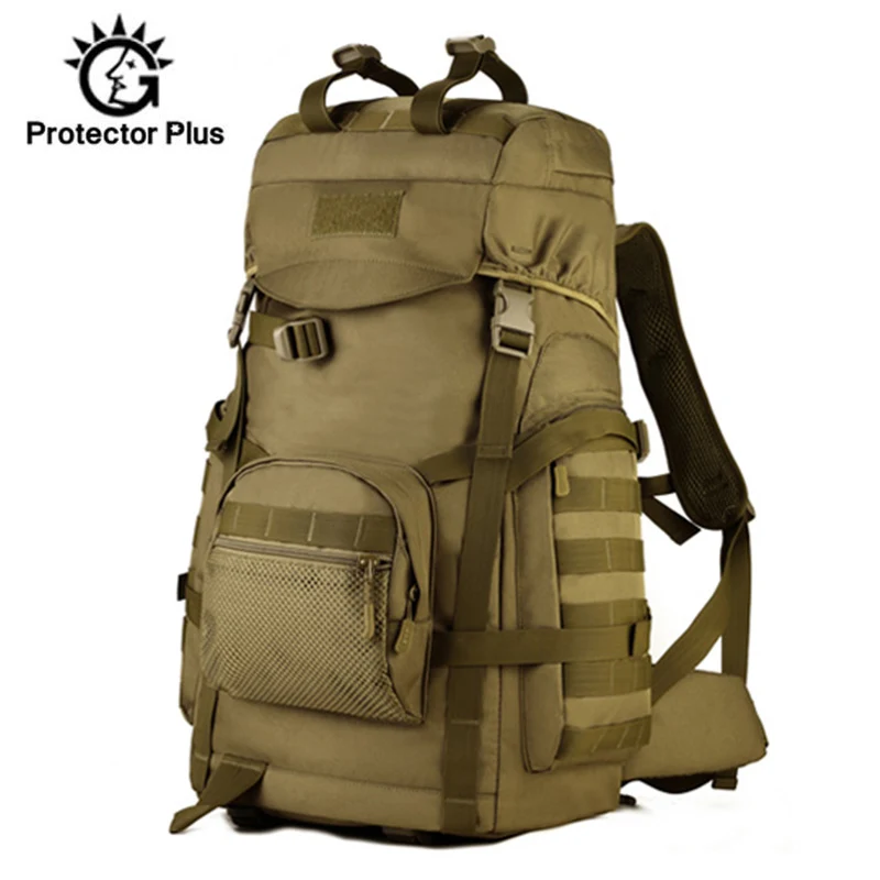 60L 3D нейлоновый открытый спортивный военный тактический альпинистский рюкзак для кемпинга, походов, походов, путешествий XA922WD