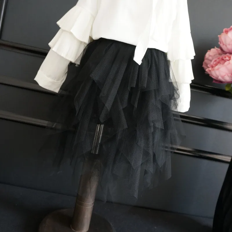 Новая юбка пачка из тюля для девочек юбки до колен 7SK001|tulle skirt girls|skirt girlgirls skirts |