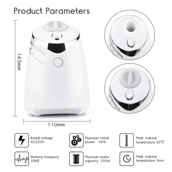 Organic Fruit Vegetable Facial Mask Maker Face Fruit Mask Machine Face Skin Care Tool DIY Automatic Natural Beauty Body Care  5