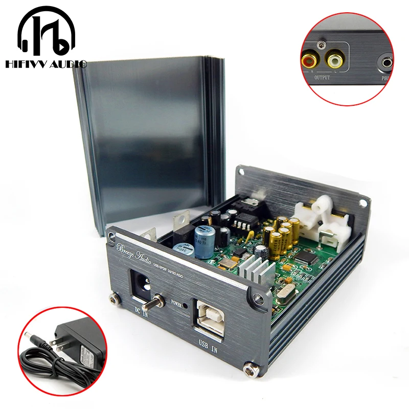 hifi decoder XMOS U8 + AK4490 AMP NE5532 USB DAC board Headphone Output