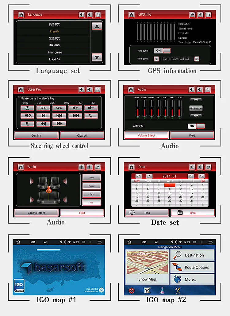 Discount LJHANG 1 Din Car Multimedia Player For VW/Volkswagen/Golf 7 GPS Navi Bluetooth Car Radio Stereo Headunit USB Mirror-link RDS FM 10