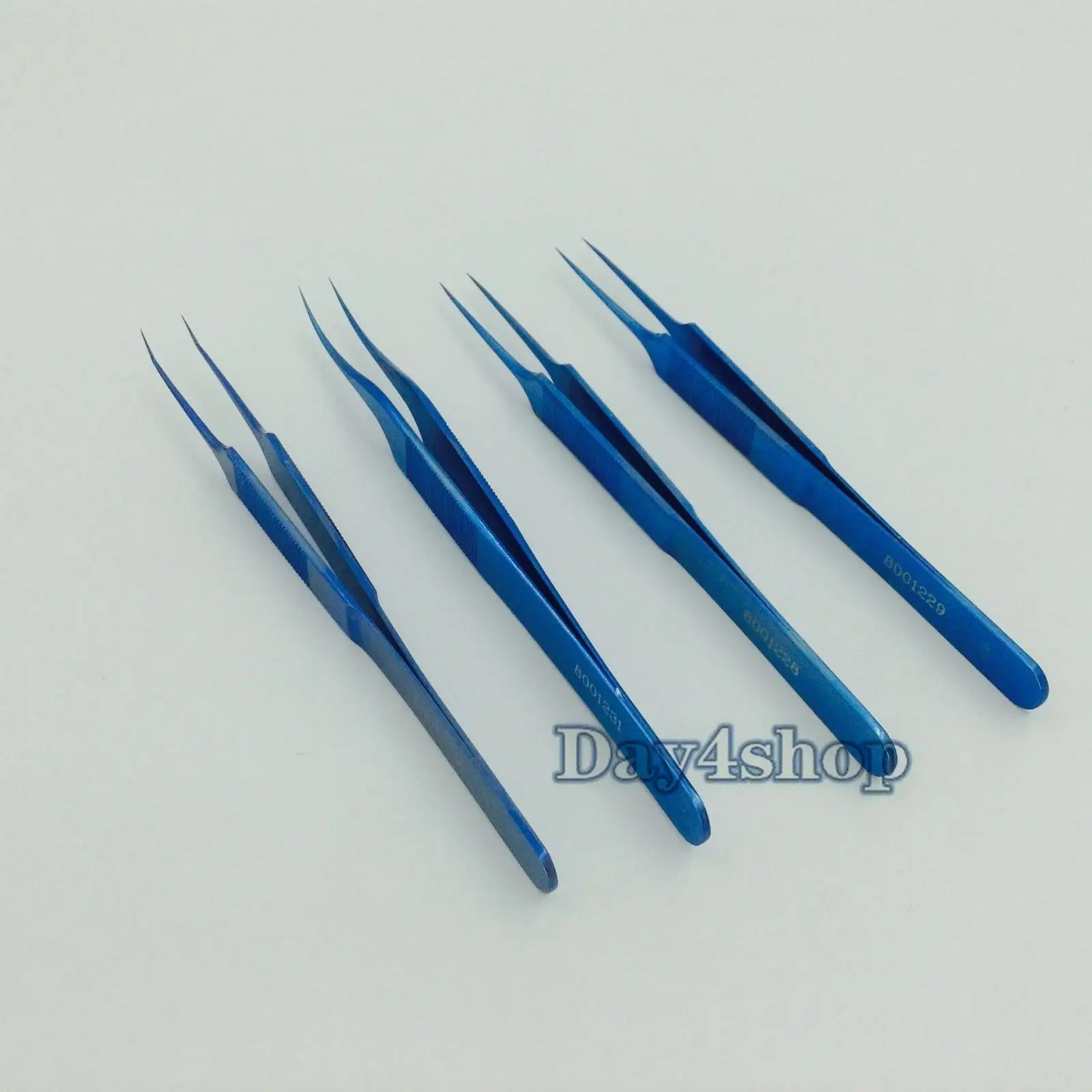 

New 4pcs/set different Jeweler Style Forceps ophthamic surgical instruments