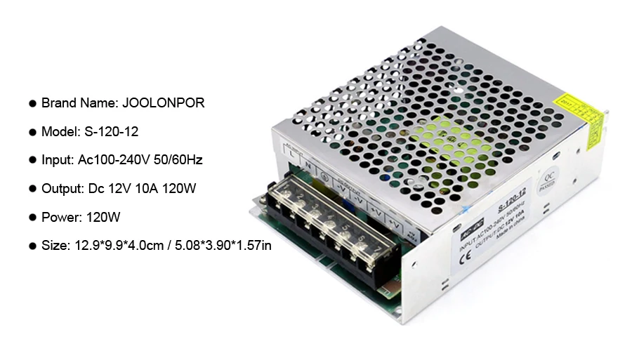 12V 120W power supply