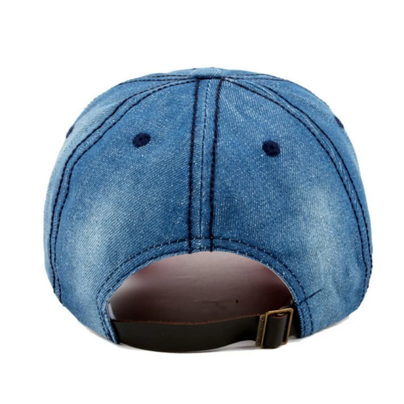 Повседневное Бейсбол Кепки s Для мужчин женщин Snapback Письмо деним Спорт на