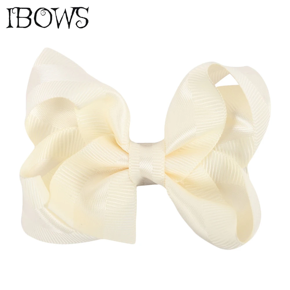 

2Pcs/Lot Boutique Solid Hairbow Grosgrain Ribbon Covered Hair Clip For Kids Girls Handmade Hairgrips Hair Accessories