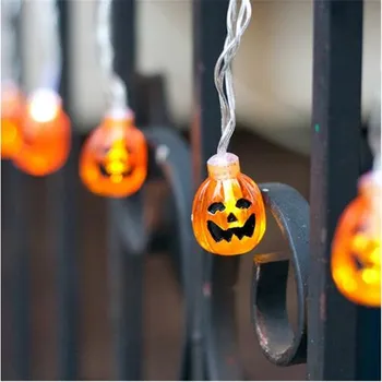 

50LED Pumpkin Fairy String battery operated for Halloween Lighting Garden Party Christmas Decoration