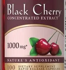 

Pride Black Cherry 1000 mg/100 Provides antioxidant properties help cells fight damaging free radicals Supports overall wellness