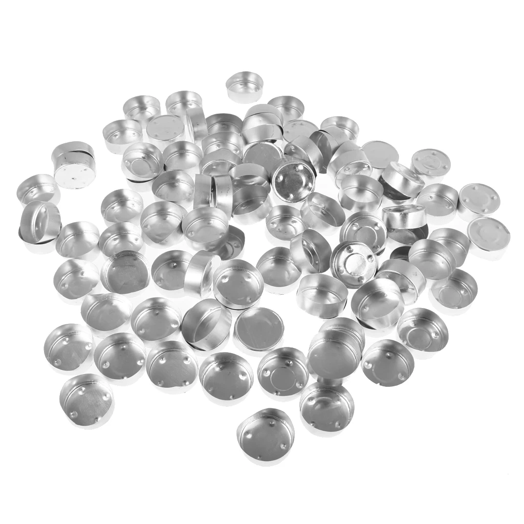 1 Set Stainless Steel Candle Wax Melting Pot Pitcher Double Boiler Tool with 200pcs Tealight Cup Candle Wick Candle Making Kit