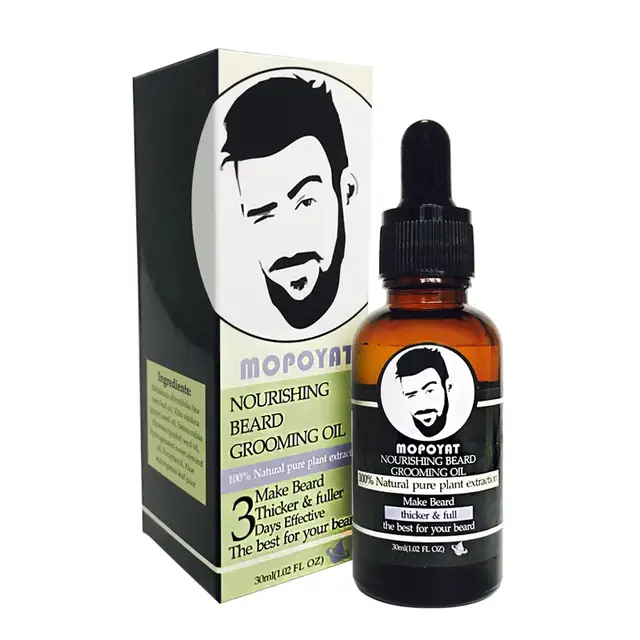 Online Shop Men Moustache Beard Oil Beard Wax Balm Hair Loss