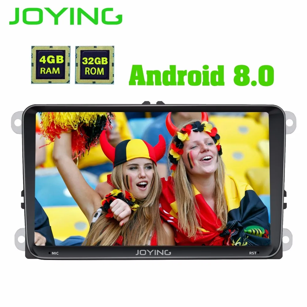 JOYING 4GB RAM Android 8 0 car autoradio stereo for Golf Jetta Caddy EOS head unit