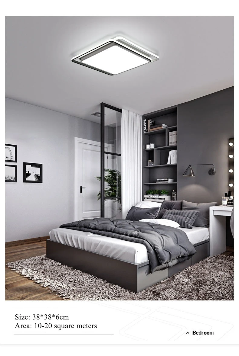Modern LED Lamp Ceiling Dimmable Ceiling Lights For Living Room Bedroom 7