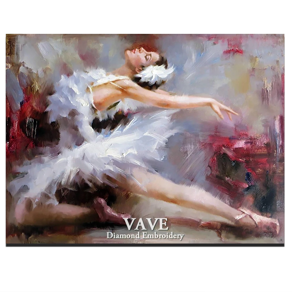 

VAVE Diamond Painting Cross Stitch Full Square Picture of Rhinestone Dancers Girl DIY Diamond Mosaic Diamond Embroidery Sale