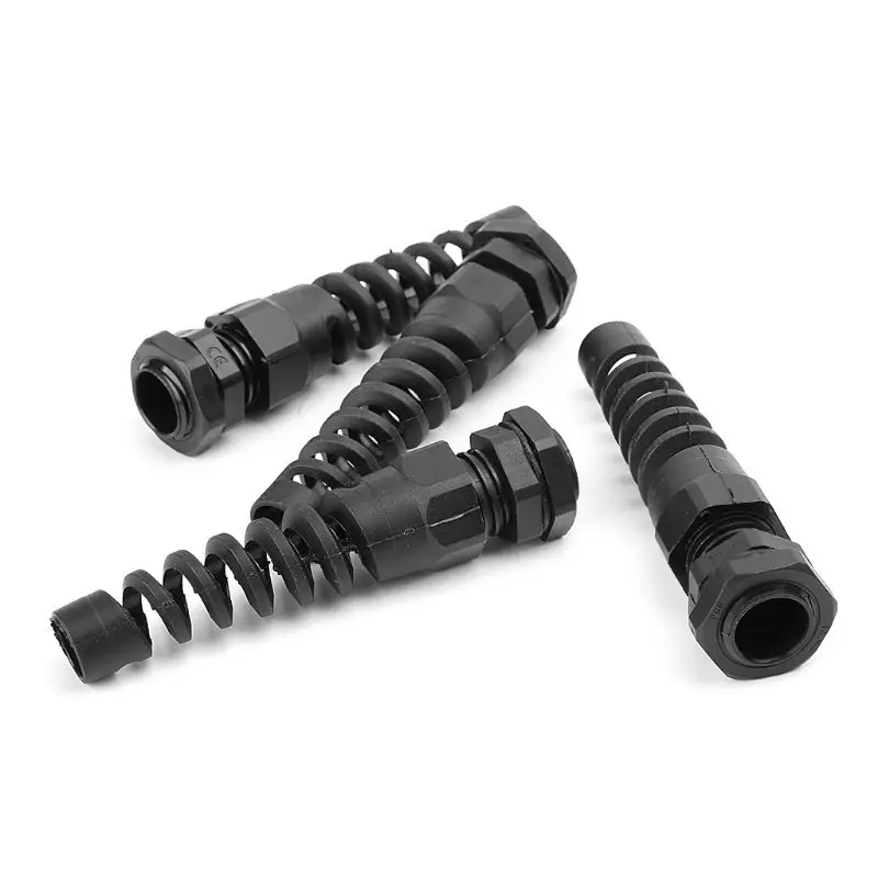 10 шт. водонепроницаемые M16 PG9/M12 PG7 Кабельные соединители спиральная защита от