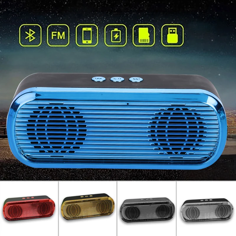Микрофон портативный Bluetooth динамик сабвуферный микрофон с Блютуз AUX USB Спорт