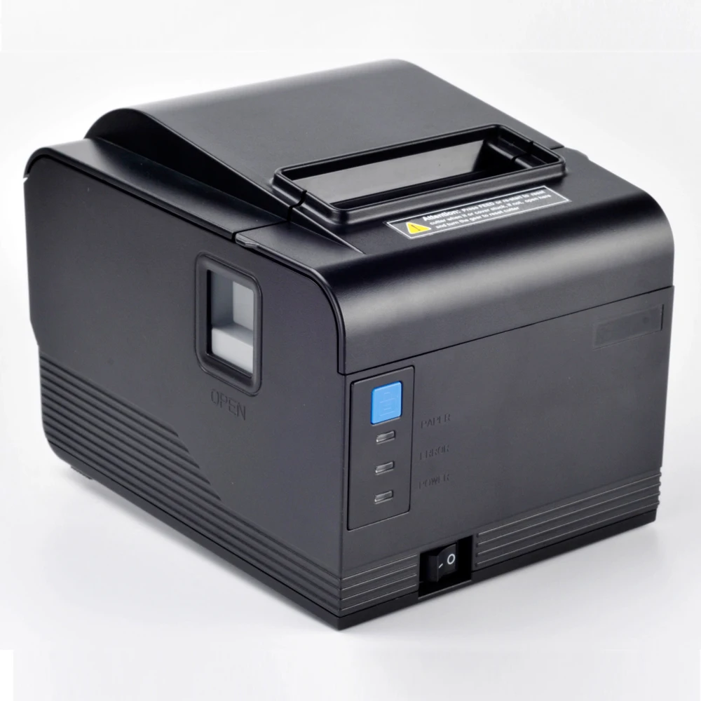 IssyzonePOS Термальный чековый принтер 80 мм автоматический резак заказ кухонный настенный принтер штрих-кода поддержка денежный ящик логотип печать окна