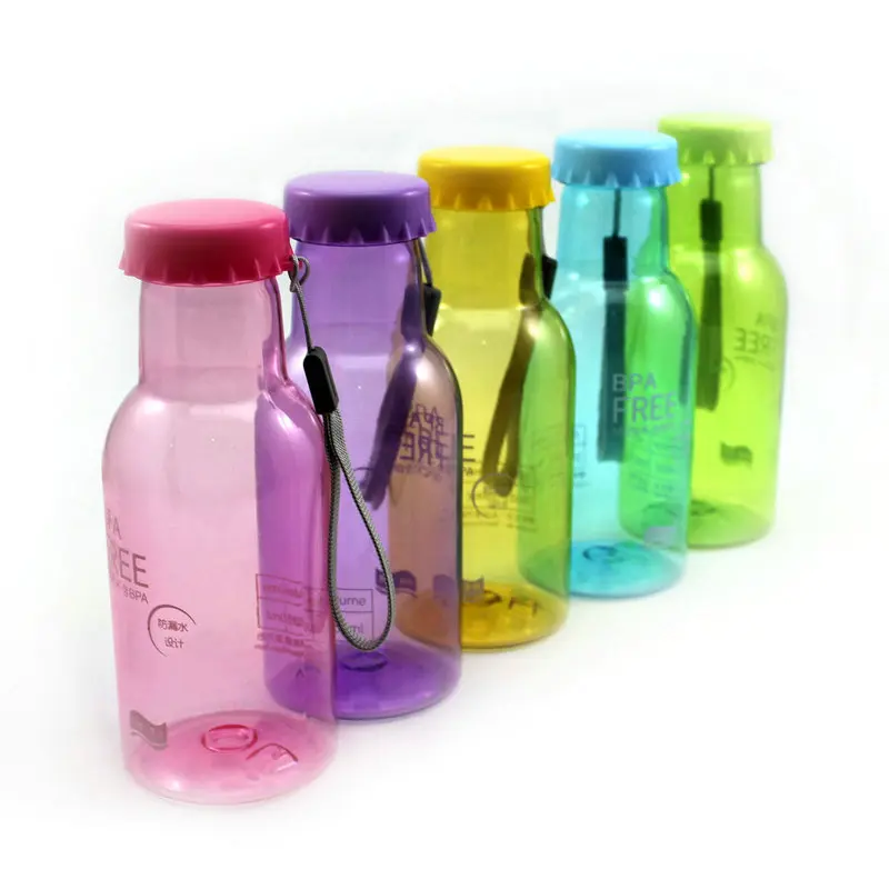 1PC 350ML Unbreakable Soda Bottle Plastic Outdoor Sport Water Bottle