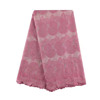 

African Lace Fabric 2019 High Quality 880 Swiss Voile Lace In Switzerland Pink Lace Materials African Dresses For Women