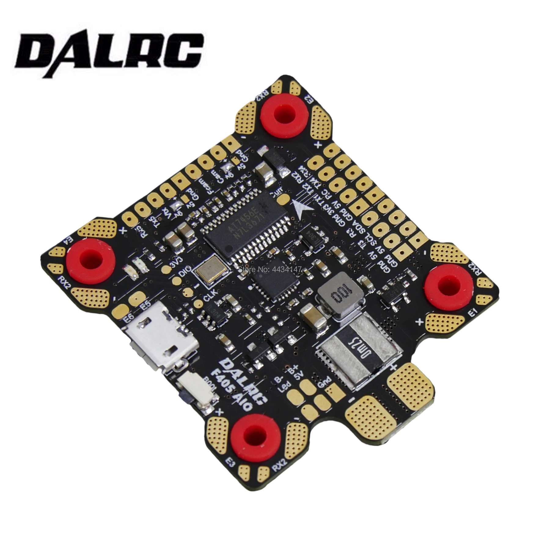 Управление полетом DALRC F405 AIO Полетный контроллер высокого качества MCU STM32 F405RGT6 MPU6000