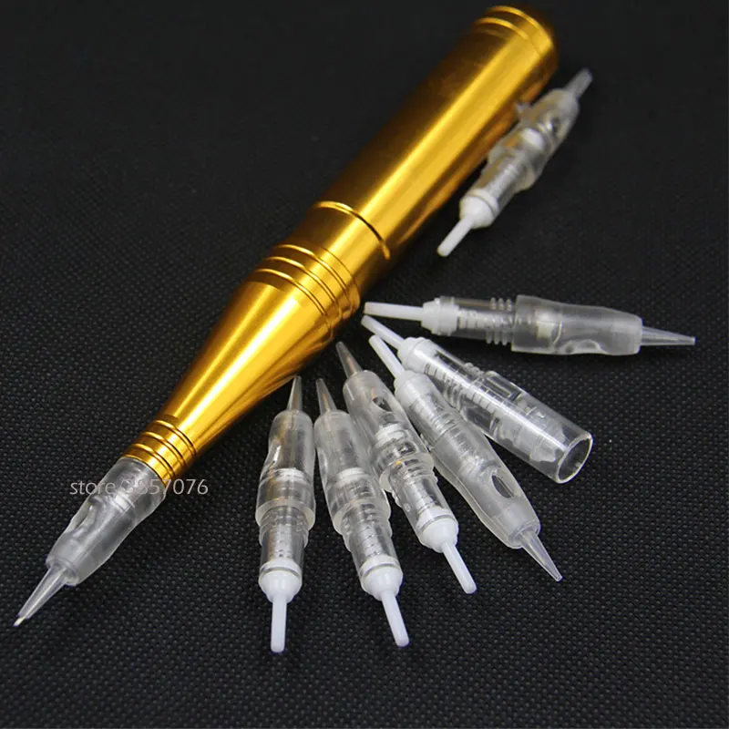 Disposable 8MM Screw Tattoo Cartridge Needles  Permanent Makeup Pen Machine Needles for   Permanent lip eyebrow Tattoo  Machine -4