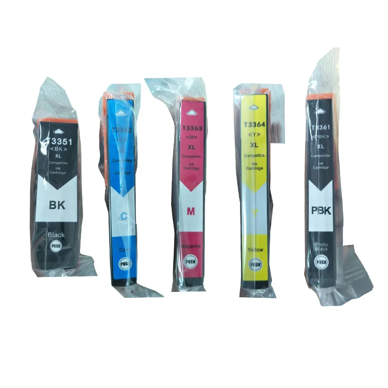Замена картриджа с полными чернилами 33XL 5 цветов для Epson|ink cartridge|compatible ink cartridgeprinters