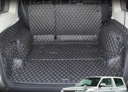 Специальные коврики для багажника для Mitsubishi Pajero 7 мест прочные коврики для багажника для Pajero-2007
